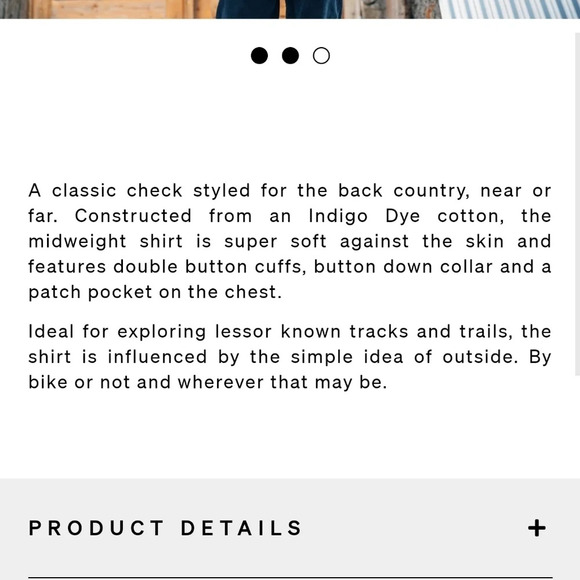 CAFÉ DU CYCLISTE Cote d'Azur Amanda Men XL Cotton Button Up Shirt Flannel Plaid - Picture 8 of 16